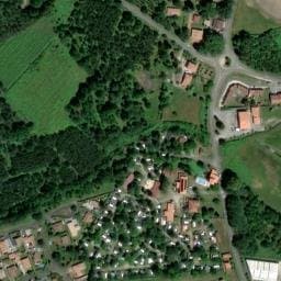 Vue satellite de Camping Le vieux Moulin à Saint-Julien-en-Born