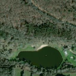 Vue satellite de Camping Naturiste du Lac de Lislebonne à Réaup-Lisse