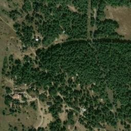 Vue satellite de Éco-Camping du Larzac à La Roque-Sainte-Marguerite