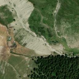 Vue satellite de Cabanes de la Valette (Coyer) à Castellet-lès-Sausses