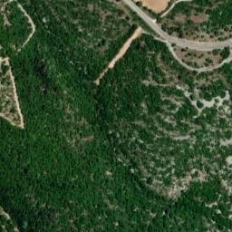 Vue satellite de Aire de repos à Aurel (2) à Aurel
