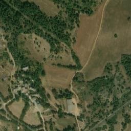 Vue satellite de Gite de Montredon du Larzac à La Roque-Sainte-Marguerite