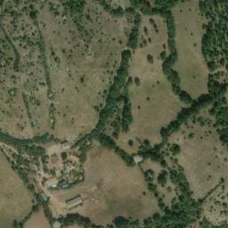 Vue satellite de Camping à la ferme L'Aubiguier à Nant