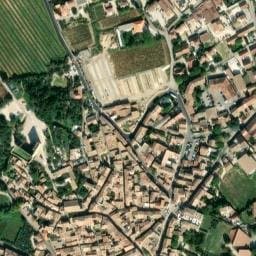 Vue satellite de Parking nuit — Châteauneuf-du-Pape à Châteauneuf-du-Pape
