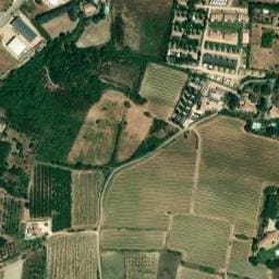 Vue satellite de Les Verguettes à Mormoiron