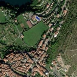 Vue satellite de Camping de la Cascade à Saint-Victor-et-Melvieu