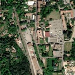 Vue satellite de Aire Municipale Anduze à Générargues