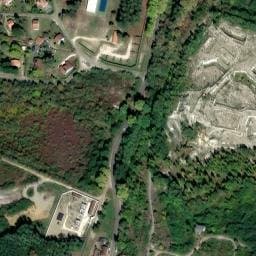 Vue satellite de Aire de camping-car à Arue à Arue