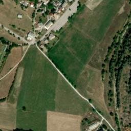 Vue satellite de Gite de la Colle st Michel à Méailles