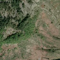 Vue satellite de Cabane aux lézards à Daluis