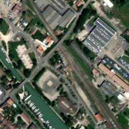 Vue satellite de Aire de camping-car Castelsarrasin à Les Barthes