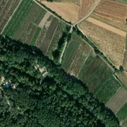 Vue satellite de Camping l'Art de Vivre à Châteauneuf-du-Pape