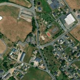 Vue satellite de Aire de Camping-Cars Municipale de Réquista à Fraissines