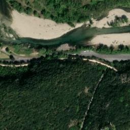 Vue satellite de Camping Le Bel Eté d'Anduze à Anduze
