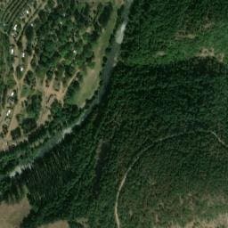 Vue satellite de Camping Le Roc qui parle à Nant