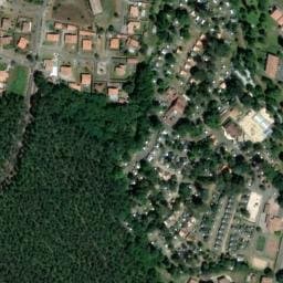 Vue satellite de Camping Homair - Le Soleil des Landes à Lit-et-Mixe