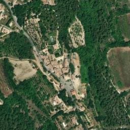 Vue satellite de Camping à Méthamis à Méthamis
