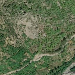 Vue satellite de Aire de Rocciaia à Sausses