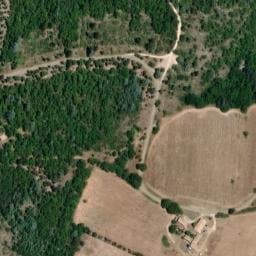 Vue satellite de Gîte d'étape de Saint Hubert à Monieux