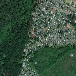 Vue satellite de Camping Village Center Les Vignes à Lit-et-Mixe