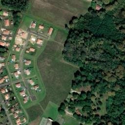 Vue satellite de Camping Municipal Sarbazan à Sarbazan