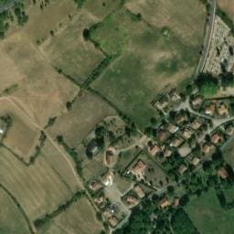 Vue satellite de Camping Les Vernèdes à Nant