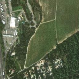Vue satellite de Camping La Montagne à Bédarrides