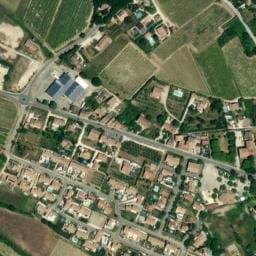 Vue satellite de Aire Camping car Malemort-du-Comtat à Mazan