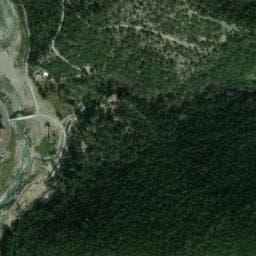 Vue satellite de La Corconne à Sumène