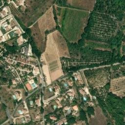 Vue satellite de Camping La Cerise à Venasque