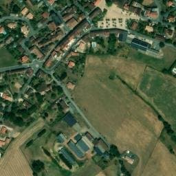 Vue satellite de Aire de camping-car à Rosières à Rosières