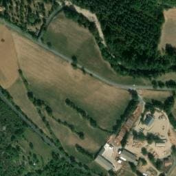 Vue satellite de Camping des 2 Séquoias à Nant