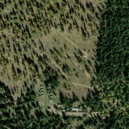 Vue satellite de Les granges de la Brasque à Venanson