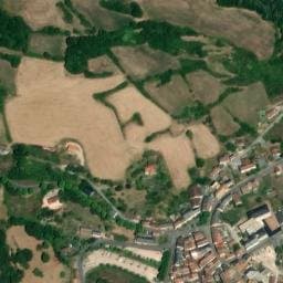 Vue satellite de Aire de camping-car municipale Broquiès à Broquiès