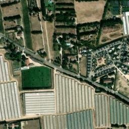 Vue satellite de Camping Les Fontaines - Ciela Village - Vaucluse à Pernes-les-Fontaines