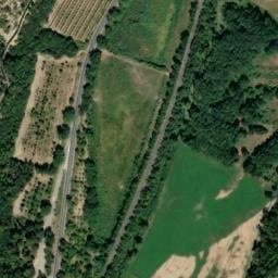 Vue satellite de Aire de repos à Ganagobie à Ganagobie