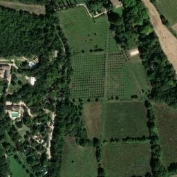Vue satellite de Mas du Rey à Blauzac