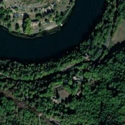 Vue satellite de Les Chalets du Tarn à Fraissines