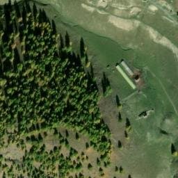 Vue satellite de Source de Vacherie de l'Authion à Moulinet