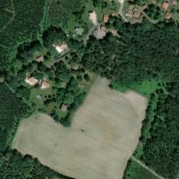 Vue satellite de La Glory à Lit-et-Mixe