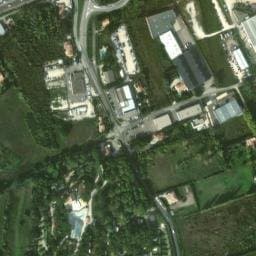 Vue satellite de Camping Avignon Parc à Vedène