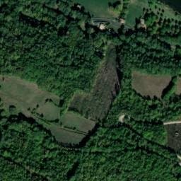 Vue satellite de Camping du Batut à Broquiès