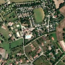 Vue satellite de Le Camp de Florence à La Romieu