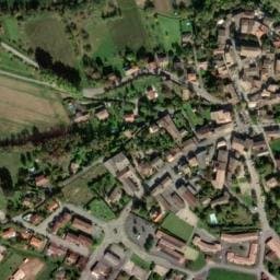 Vue satellite de Aire de camping-car à Donnazac à Donnazac