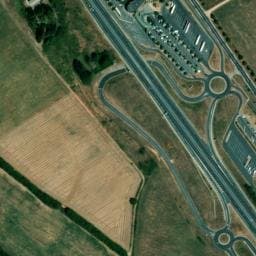 Vue satellite de Aire du Larzac à La Cavalerie