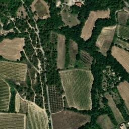 Vue satellite de Aire Naturelle d'Accueil des Jardin de Manthes à Saint-Théodorit