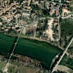 Vue satellite de Aire de repos à Moussac à Moussac