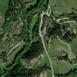 Vue satellite de Ancien moulin d'Apt à Moriez