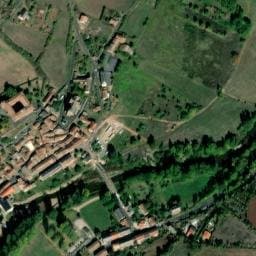 Vue satellite de Camping La Planque à Broquiès