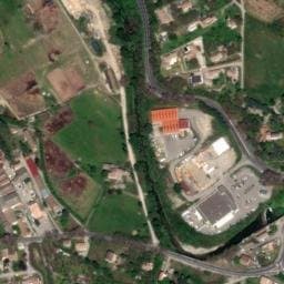 Vue satellite de La Tessonne à Aulas